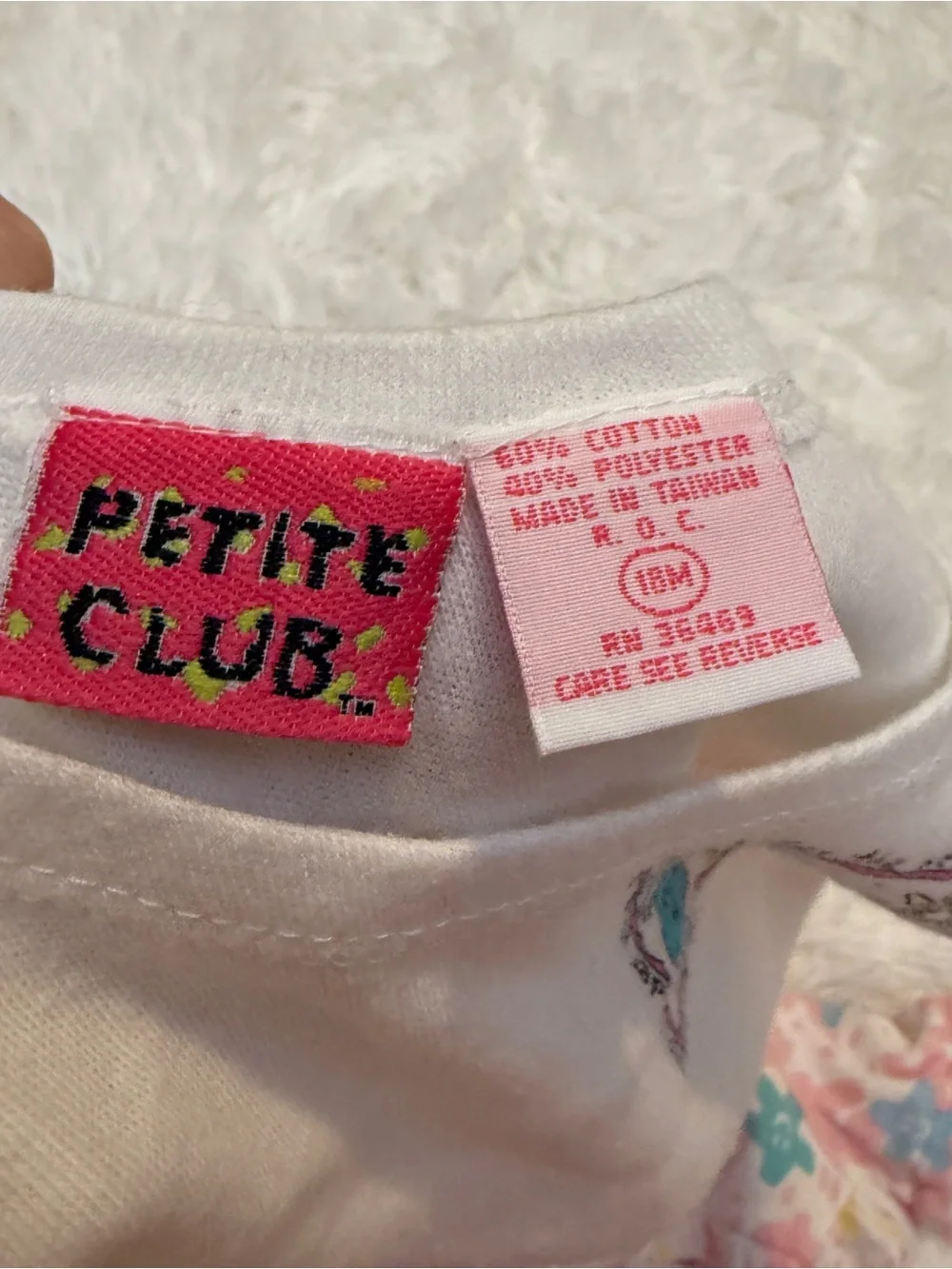 VTG 90s Petite Club Under the Sea Starfish Top & Bloomers Set 18M